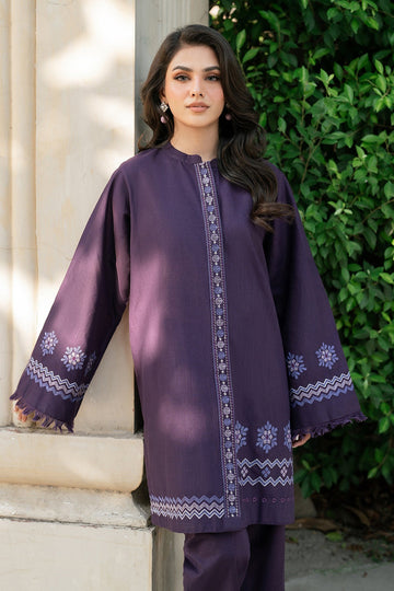 BAROQUE | PRET | EMBROIDERED KHADDAR PR-1042