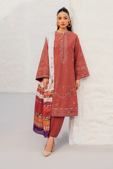 BAROQUE | PRET | EMBROIDERED LAWN PR-1083