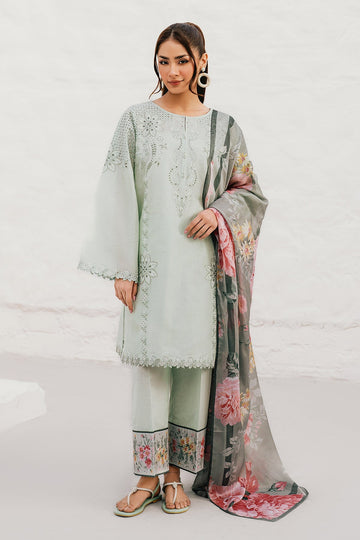 BAROQUE | PRET | EMBROIDERED LAWN PR-1086