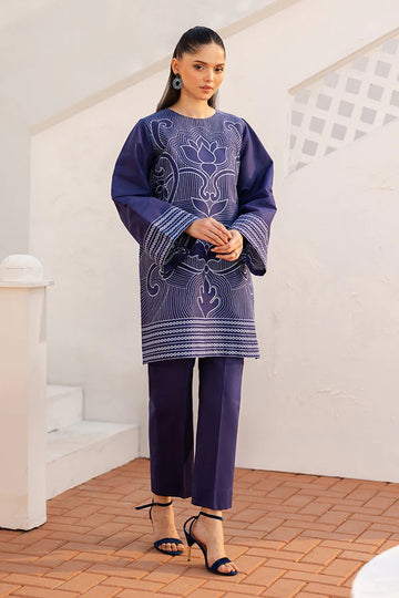 BAROQUE | PRET | EMBROIDERED JACQUARD LAWN PR-1110