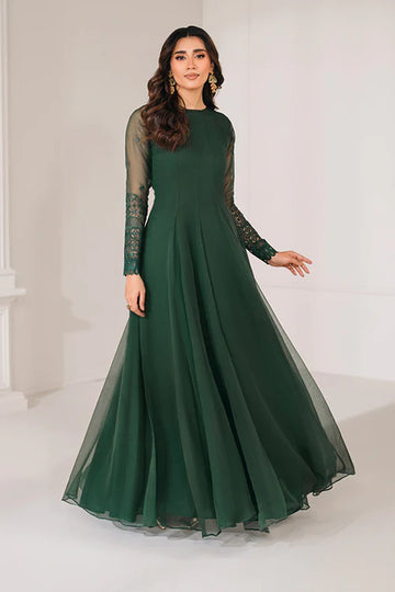 BAROQUE | PRET | EMBROIDERED CHIFFON FROCK PR-1120