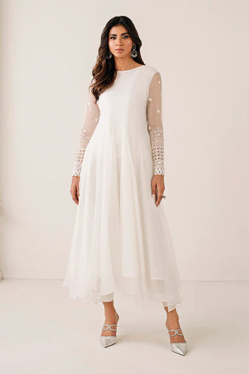BAROQUE | PRET | EMBROIDERED CHIFFON FROCK PR-1125