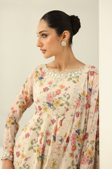 BAROQUE | PRET | EMBROIDERED CHIFFON PR-1159