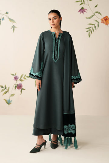 BAROQUE | PRET | EMBROIDERED KHADDAR PR-1192