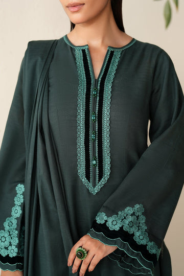 BAROQUE | PRET | EMBROIDERED KHADDAR PR-1192