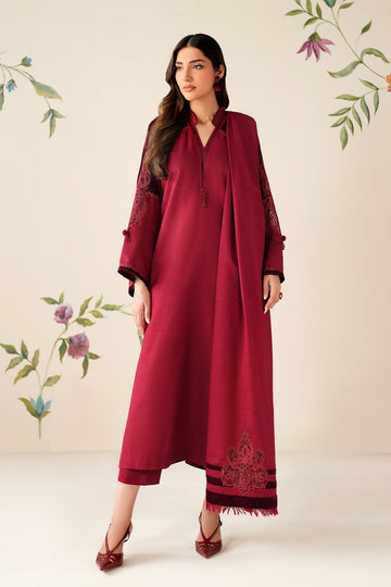 BAROQUE | PRET | EMBROIDERED KHADDAR PR-1196