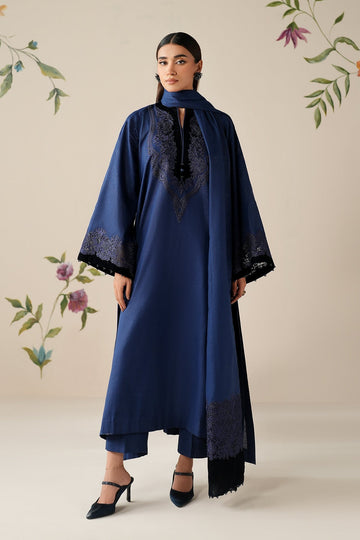 BAROQUE | PRET | EMBROIDERED KHADDAR PR-1197
