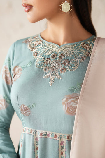 BAROQUE | PRET | EMBROIDERED PRINTED VISCOSE PR-1200