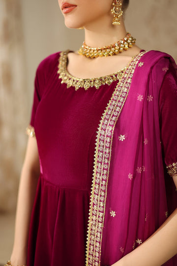 BAROQUE | PRET | EMBROIDERED VELVET PR-1225