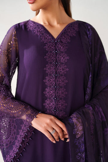 BAROQUE | PRET | EMBROIDERED CHIFFON PR-1240