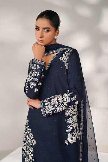 BAROQUE | PRET | EMBROIDERED RAW SILK PR-1249