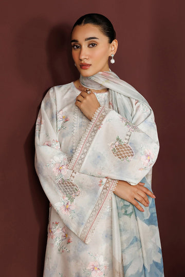BAROQUE | PRET | EMBROIDERED PRINTED LAWN PR-1266