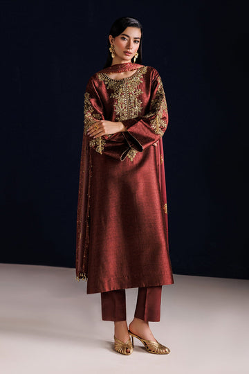 BAROQUE | PRET | EMBROIDERED SHEESHA SILK PR-1313