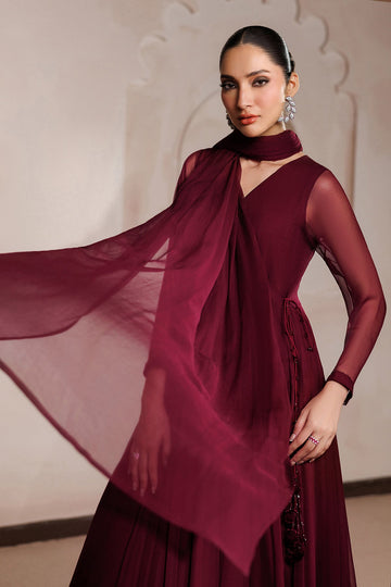 BAROQUE | PRET | PLAIN CHIFFON FROCK PR-1400
