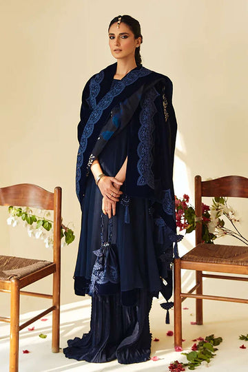 BAROQUE | PRET | PLAIN CHIFFON FROCK SUIT PR-724 | 2PC