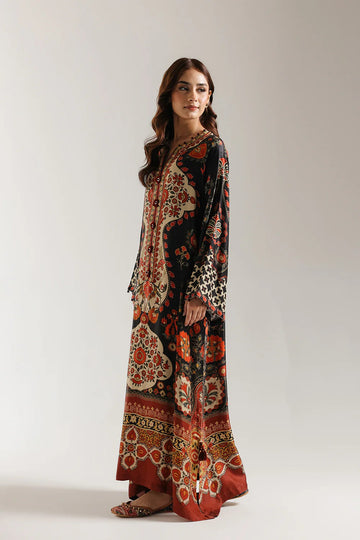 ETHNC | PRINTED KAFTAN | BLACK | E3523-103-901