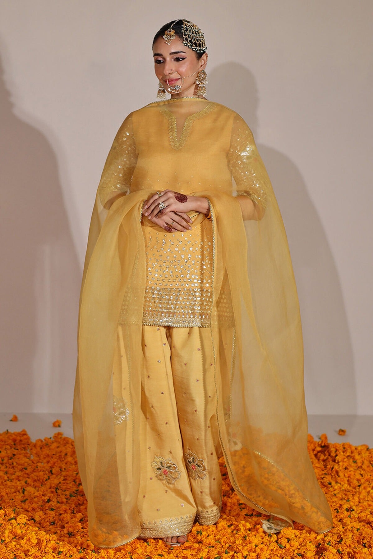 DYOT | CHAMPA'24 | PALE YELLOW OUTFIT | 3PC