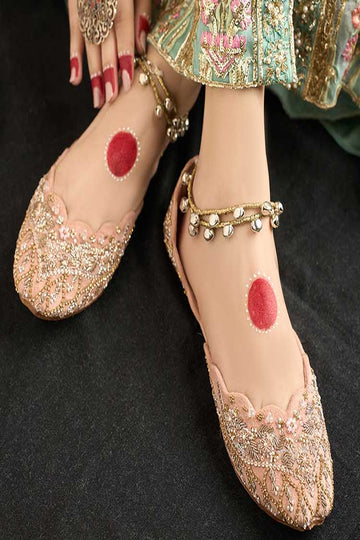 DAZZLE | KHUSSA SHOES | PEARL ICE (PINK)