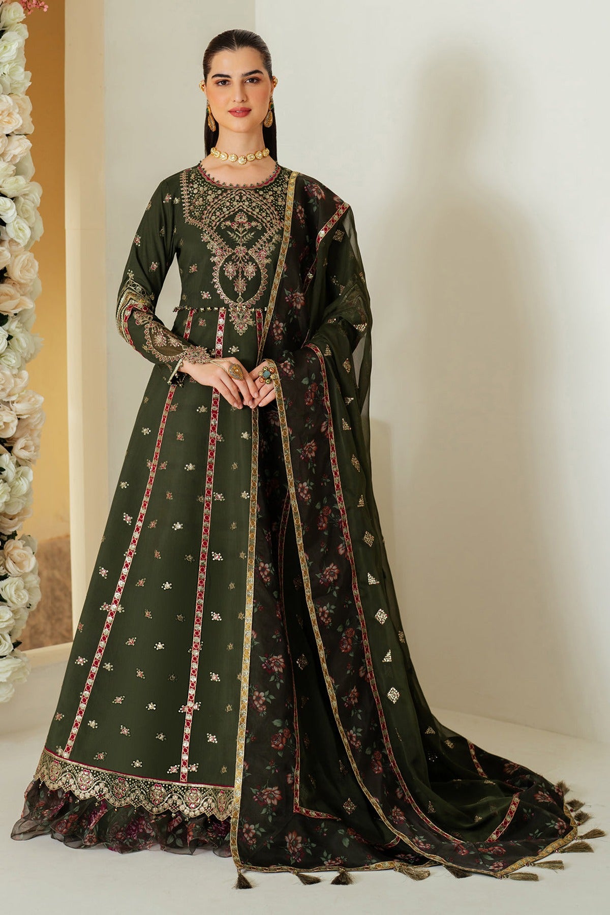 ALIZEH | LUXE - LUXURY RAW SILK | AF-RS-03-PINE