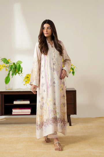 AMMARA KHAN | KAFTAN | PINK BLOSSOM SET (D-5)