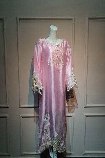 AZAARE BY HAMZA - PINK KAFTAN