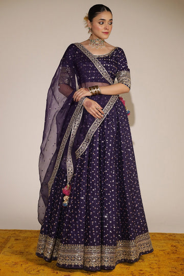 DYOT | SHEESHAM II 24 | PURPLE LEHNGA CHOLI