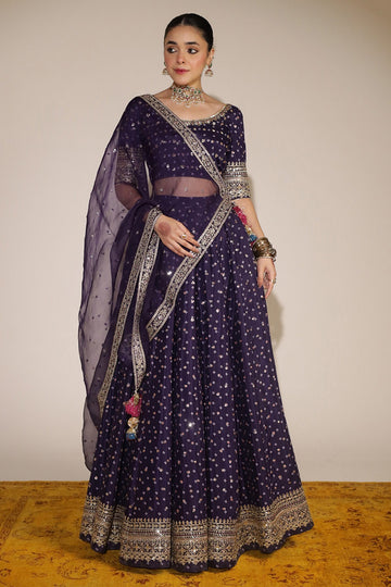 DYOT | SHEESHAM II 24 | PURPLE LEHNGA CHOLI