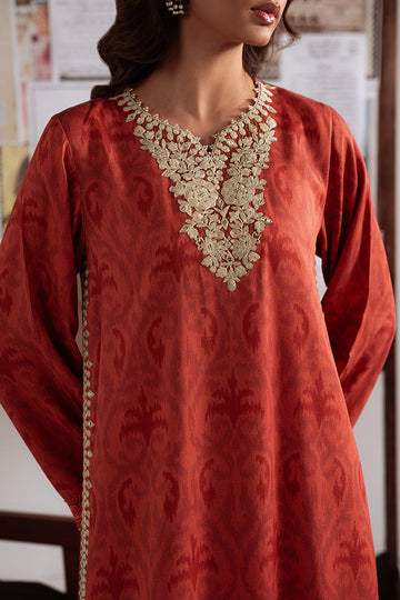 CROSS STITCH | KHADDAR-LINEN-MARINA'25 | RUSTIC AURA