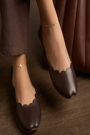 DAZZLE | KHUSSA SHOES | RAAHIM (DARK BROWN)