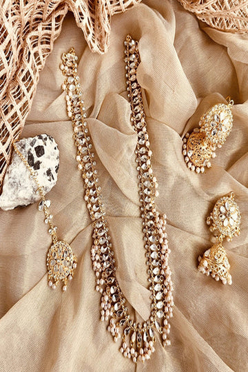 KOH-E-GEM | JEWELLERY | RANI NOOR SET - GOLDEN