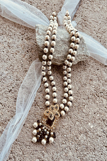 KOH-E-GEM | JEWELLERY | ROOHI RADIANCE MALAA – BLACK
