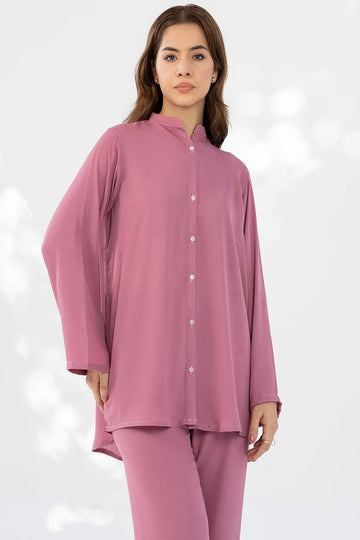 BE YOURSELF | PRET | ROSE PINK GEORGETTE CO ORD SET