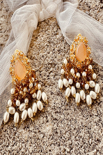 KOH-E-GEM | JEWELLERY | ROYAL ALLURE MALA SET - CHAMPAGNE