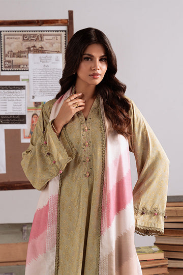CROSS STITCH | KHADDAR-LINEN-MARINA'25 | SAGE GARLAND