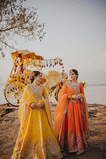 MAHA WAJAHAT | BRIDAL | SAKHIYAAN | ORANGE