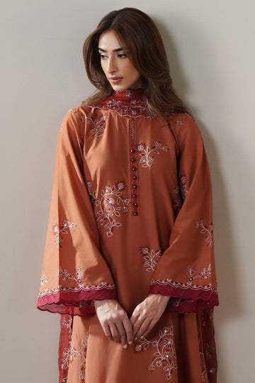 CROSS STITCH | MAHIRI EMBROIDERED COLLECTION | SCARLET EMBER