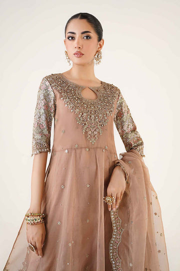 MARIA B | LUXURY PRET | 3 PIECE EMBROIDERED ORGANZA SUIT | SF-EA24-31