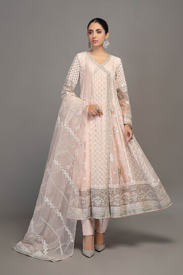 MARIA B | LUXURY PRET | 3 PIECE EMBROIDERED CHIFFON SUIT | SF-EF23-02R1