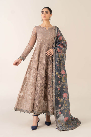 MARIA B | LUXURY FORMALS | 3 PIECE EMBROIDERED SUIT | SF-EF23-09R1-GREY