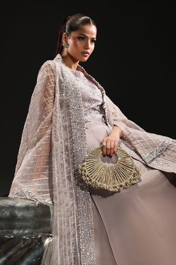 MARIA B | EID COLLECTION FORMALS | 3 PIECE EMBROIDERED ORGANZA SUIT | SF-EF26-12-LILAC