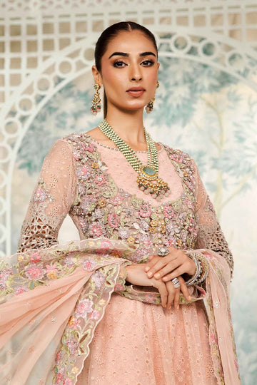 MARIA B | LUXURY PRET | 3 PIECE EMBROIDERED ORGANZA SUIT | SF-EA24-16