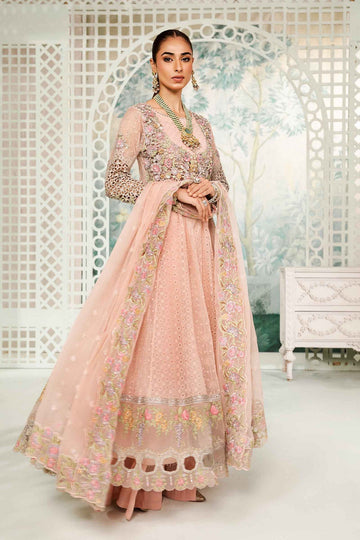 MARIA B | LUXURY PRET | 3 PIECE EMBROIDERED ORGANZA SUIT | SF-EA24-16