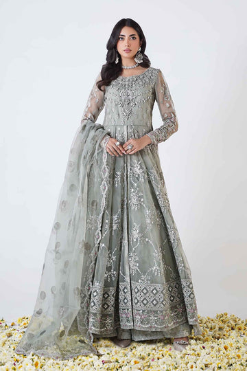 MARIA B | LUXURY FORMALS | EMBROIDERED ORGANZA SUIT | SF-EA24-30