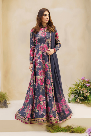 IZNIK | FESTIVE LAWN | SFL-12 EMBROIDERED LAWN | FROCK