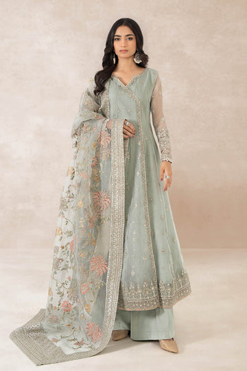 MARIA B | LUXURY PRET | 3 PIECE EMBROIDERED ORGANZA SUIT | SF-PF24-02