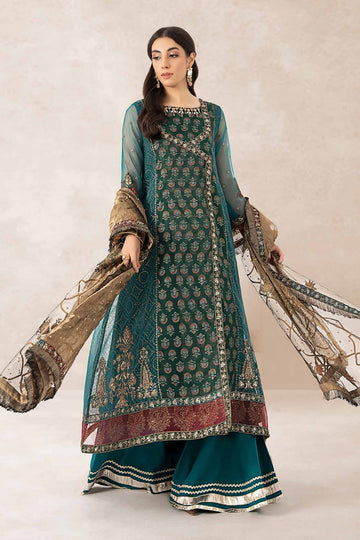 MARIA B | LUXURY PRET | 3 PIECE PRINTED ORGANZA SUIT | SF-PF24-06