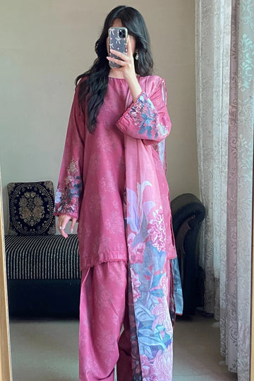 BAREEN | SLP02 - PINK - 3 PIECE