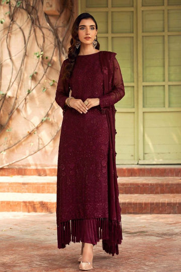 FARASHA | CHIFFON | SANGRIA