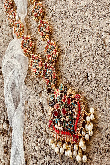 KOH-E-GEM | JEWELLERY | SATRANGI MALAA SET