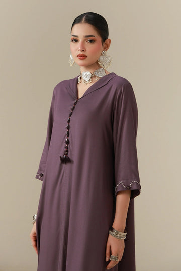 MANTO | SHEESH (MIRROR) - PURPLE CO-ORD SET